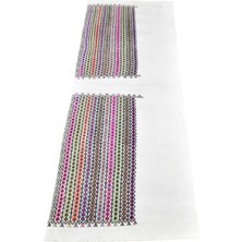 Kilim Antik El Dokuma Ince Yörük Mini Yolluk Yün Cecim Kilim 1887 - Yeni - Çok Renkli