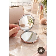 Yenilig 36 Adet Yuvarlak Makyaj Aynası – Çift Taraflı (Yakınlaştırıcı ve Normal) Kompakt Cep Tipi Hediye ve Promosyon Pocket Mirror Makeup