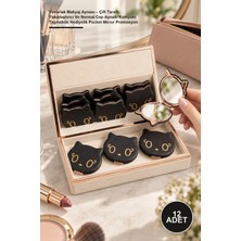 Yenilig 12 Adet Yuvarlak Makyaj Aynası – Çift Taraflı Yakınlaştırıcı ve Normal Cep Aynası Kompakt Taşınabilir Hediyelik Pocket Mirror Promosyon