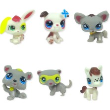 Pet Star Little 6'lı Sevimli Hayvanlar Figür Seti - 4 (Lisinya)
