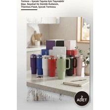 Yenilig 2 Adet Termos – Içecek Taşıma Için Taşınabilir Şişe, Seyahat ve Günlük Kullanım, Thermos Flask, Içecek Termosu