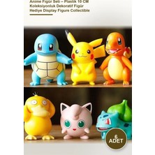 Yenilig 6 Adet Anime Figür Seti – Plastik 10 cm Koleksiyonluk Dekoratif Figür Hediye Display Figure Collectible