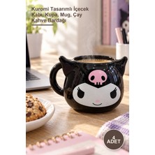 Yenilig 4 Adet Kuromi Kupa – Kuromi Tasarımlı Içecek Kabı, Kupa, Mug, Çay Kahve Bardağı