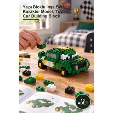 Yenilig 10 Adet Chick Hicks Karakterli Oyuncak Araba – Yapı Bloklu Inşa Seti, Karakter Model, Toy Car Building Block
