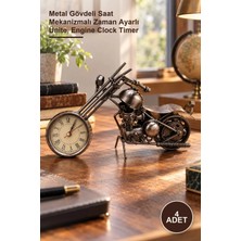 Yenilig 4 Adet Orta Metal Saatli Motor – Metal Gövdeli Saat Mekanizmalı Zaman Ayarlı Ünite, Engine Clock Timer