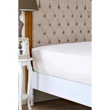 Karaca Home Ekru %100 Pamuk Tek Kişilik Düz Çarşaf 160 cm x 240 cm