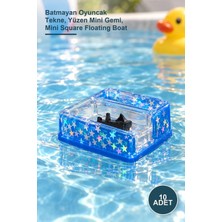 Yenilig 10 Adet Batmayan Savaş Gemisi – Orta Boy Yeşil Oyuncak/model Gemi, Su Batmayan Floating Boat, Toy Warship