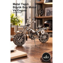 Yenilig 4 Adet Büyük Metal Motor – Metal Yapılı Büyük Boy Motor ve Engine