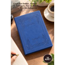 Yenilig 10 Adet Deri Defter – Çizgili Not Defteri, Journal ve Notebook, Yazı ve Not Tutma, Divit Set Kategorisi