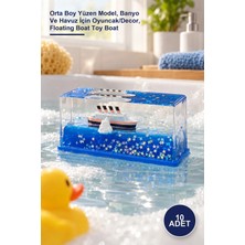 Yenilig 10 Adet Batmayan Gemi – Orta Boy Yüzen Model, Banyo ve Havuz Için Oyuncak/decor, Floating Boat Toy Boat