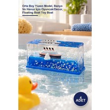 Yenilig 4 Adet Batmayan Gemi – Orta Boy Yüzen Model, Banyo ve Havuz Için Oyuncak/decor, Floating Boat Toy Boat