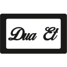 Str Store Hatırlatıcı Tablo Sabret Şükret Dua Et Duvar Askı Bantlı Mdf Ahşap Levha (Dua Et)