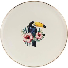 Porland Exotic Desen Düz Tabak 20CM