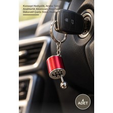 Yenilig 4 Adet Vites Anahtarlık – Konsept Hediyelik, Araba Temalı Anahtarlık Aksesuarı, Keychain, Dekoratif Çanta Süsü, Hediye Fikri