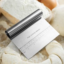 Str Store Çelik Hamur Kesici,metal Hamur Sıyrıcı,pasta Sıyırma Aparatı,hamur Dilimleyici,pasta ve Pastacılık Için Çelik Şekillendirici ve Hamur Porsiyonlayıcı