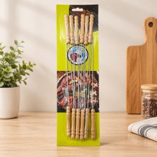 Str Store Ahşap Saplı Metal Çöp Şiş