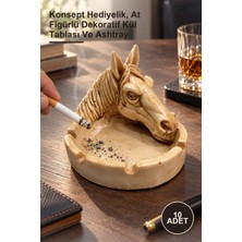 Yenilig 10 Adet At Küllük – Konsept Hediyelik, At Figürlü Dekoratif Kül Tablası ve Ashtray