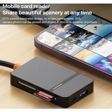 Str Store Store Çoklayıcı Adaptör 8 In 1 Type-C To USB A, Sd Tf Ms/macbook Iphone Uyumlu Çevirici Adaptör Çok Portlu Çoklayıcı 8 In 1 USB Hub ADS-315