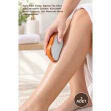 Yenilig 3 Adet Kristal Epilasyon Taşı – Nano Cam Yüzey, Ağrısız Tüy Alma Için Taşınabilir Epilatör, Kuru/hafif Nemli Kullanım, Hair Removal Stone