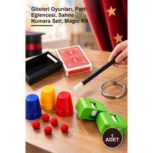 Yenilig 1 Adet Çocuklar Için 5 Parça Sihirbazlık Seti – Gösteri Oyunları, Parti Eğlencesi, Sahne Numara Seti, Magic Kit