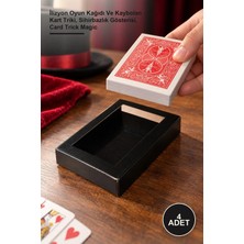 Yenilig 4 Adet Sihirli Kaybolan Deste – Ilizyon Oyun Kağıdı ve Kaybolan Kart Triki, Sihirbazlık Gösterisi, Card Trick Magic