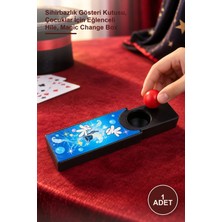 Yenilig 1 Adet Renk Değiştiren Sihirli Top Oyunu – Sihirbazlık Gösteri Kutusu, Çocuklar Için Eğlenceli Hile, Magic Change Box