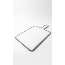 Aydogan's Softchef Maxi Kulplu Kesim Panosu, 41.2 x 21.4 Cm, Kaydırmaz Plastik Mutfak Kesme Tahtası, Bpa Içermez Sebze, Meyve ve Et Doğrama Panosu