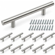 Aydogan's Paslanmaz Metal Kulp, Inox Dolap Çekmece Mobilya Kulbu, Tv Ünitesi Yatak Odası Vestiyer Mutfak Için (192 Mm, Adet, 10)