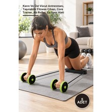 Yenilig 5 Adet Multiflex Egzersiz Aleti – Karın ve Üst Vücut Antrenmanı, Taşınabilir Fitness Cihazı, Core Trainer, Ab Roller, Ev Spor Aleti