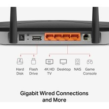 Str Store MB430-DSL | AC1200 Gigabit Vdsl/adsl Modem Router | 350 Mbps Süper Vdsl (Profil 35B) | Fiber Uyumlu | Easymesh Desteği | Çift Bant Wi-Fi | USB Port | 4x Gigabit Port | App Kontrol