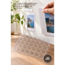 Yenilig 168 Adet Çift Taraflı Yuvarlak Montaj Macunu – Nano Yapışkanlı Şeffaf Akrilik Noktalar, Çıkarılabilir ve Yeniden Kullanılabilir Mounting Putty Adhesive Pads