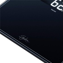 Ayrex Gs 410 Black Signature Line Cam/kişisel Tartı, Emniyet Camından Ekstra Büyük Basma Yüzey