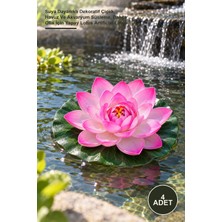 Yenilig 4 Adet Dekoratif Yapay Lotus Çiçeği – Suya Dayanıklı Dekoratif Çiçek, Havuz ve Akvaryum Süsleme, Bahçe Ofis Için Yapay Lotus Artificial Lotus