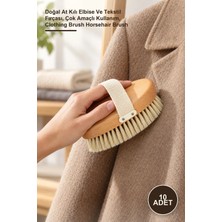 Yenilig 10 Adet At Kılı Fırça – Doğal At Kılı Elbise ve Tekstil Fırçası, Çok Amaçlı Kullanım, Clothing Brush Horsehair Brush
