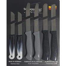 Str Store Solingen Paslanmaz Çelik Meyve Bıçağı Seti 6 Adet Tırtıklı