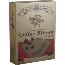 Str Store Sertifikalı Filtre Kahve Kağıdı Coffee Filters 1/2 2 Numara 40'lı Paket