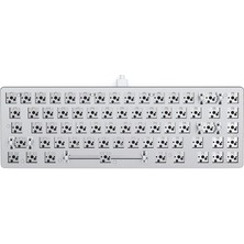 Str Store Pc Gaming Race Keyboard Barebone 2 (White Ice - Compact Tkl Hibrid)