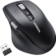 Str Store Ergonomik 5000 Dpı Sessiz Kablosuz Wireless Mouse, Siyah, 45792