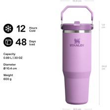 Str Store Iceflow Flip Straw Tumbler Pipetli Termos Bardak, 0.89 L