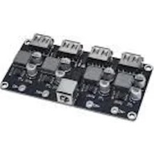Str Store Arduino 6V - 30V 24W 4 Usb'li Gerilim Azaltıcı Hızlı Şarj Kartı