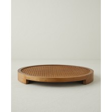 English Home Cleo Rattan Dekoratif 36,5X36,5X3,5 cm Kahverengi