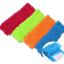 Toyigoo Kyrotech Makarna Mop Mikrofiber Paspas Yedeği, Evrensel Uyumlu Temizlik Başlığı, Döner Moplar Için, Süper Emici, Iz Tüy Bırakmayan Zemin Aparatı, Islak Kuru Şönil Bez, Asorti 40 cm