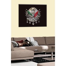 Toyigoo Talya Tablo Osmanlı Tabloları Osmanlı Tuğrası Tablosu - Kontiki 50X35 NO-2313