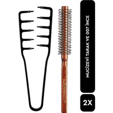 Toyigoo Professional Mucizevi Tarak ve 007 Ince Saç Fırçası Set