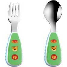 Toyigoo 304 Çelik Bebek Kaşık ve Çatal Set CIN957