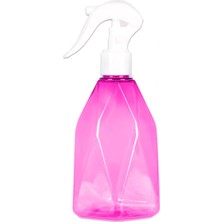 Toyigoo Prizma Desenli Sprey Şişe, Boş Plastik Şişe, Püskürtme Başlıklı (Pembe)