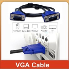 Toyigoo 1.5m VGA To VGA Monitör Ekran Uzatma Ekleme Kablosu 15 Pin