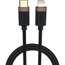 Toyigoo 1m Usb-C To Lightning Braided Black