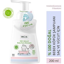 Toyigoo %100 Doğal Organik Sertifikalı Bebek Köpük Şampuanı Saç Vücut Lavanta Konak Önleyici Yenidoğan 200 ml