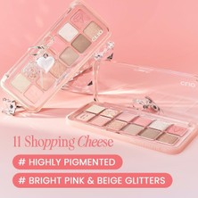 Toyigoo Hafif Dokulu Yoğun Renklere Sahip Göz Farı Paleti Pro Eye Palette Air (11 Shopping Cheese)